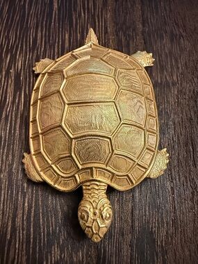 Vintage Signed Miriam Haskell Turtle Broach / Pin